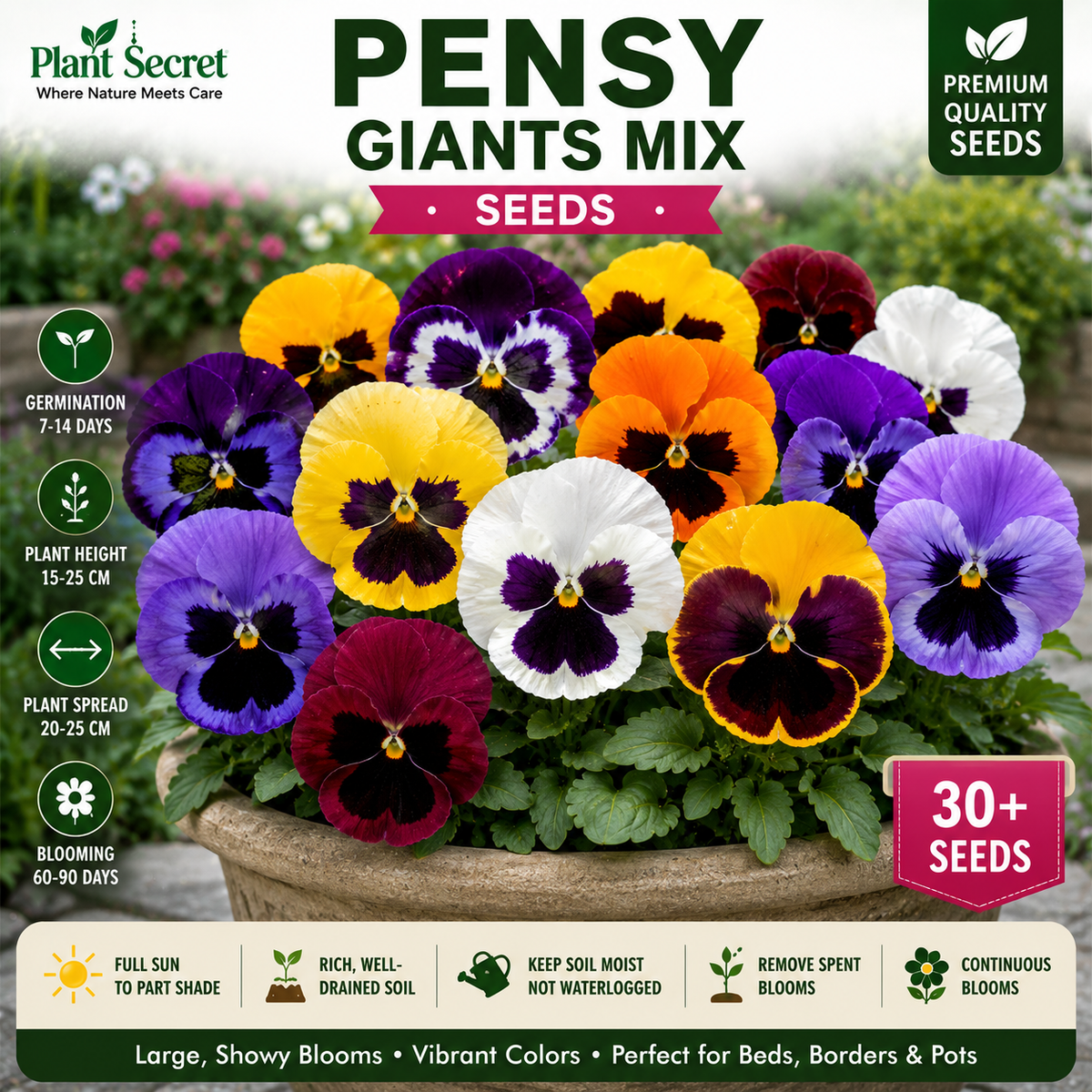 Pensy Giants Mix 15 +Seeds