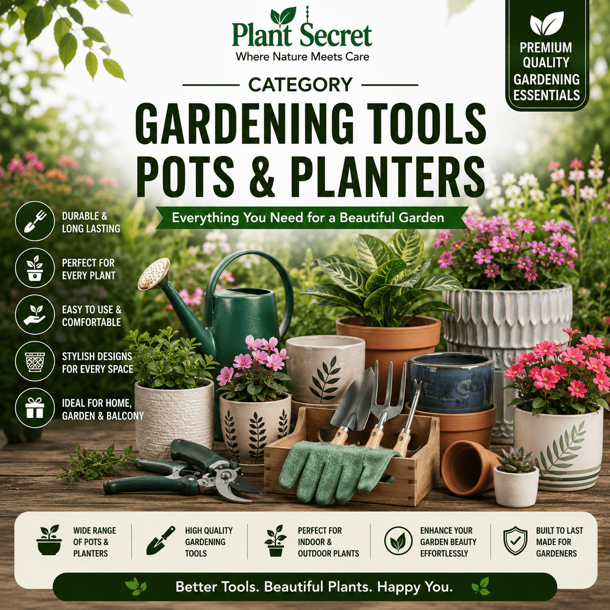 Gardening Tools & Pots and Planters