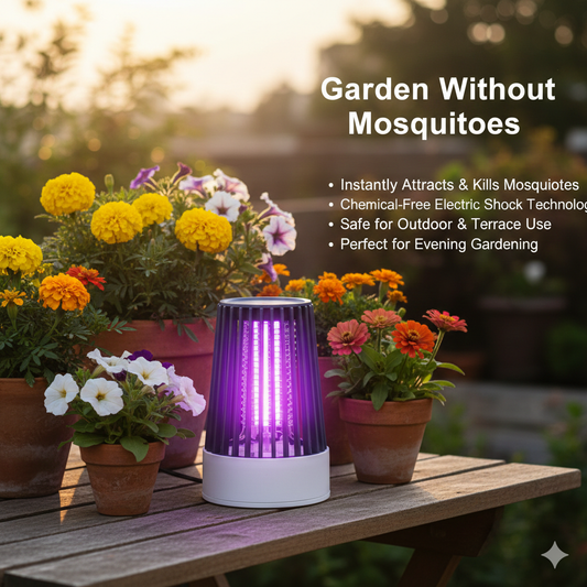 Mosquito-Free Gardening UV Lamp