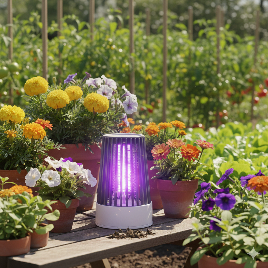 Mosquito-Free Gardening UV Lamp