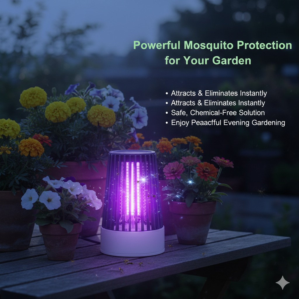 Mosquito-Free Gardening UV Lamp