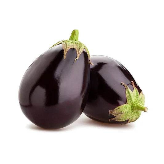 F1 Hybrid Round Brinjal (گول بینگن) 50 seeds