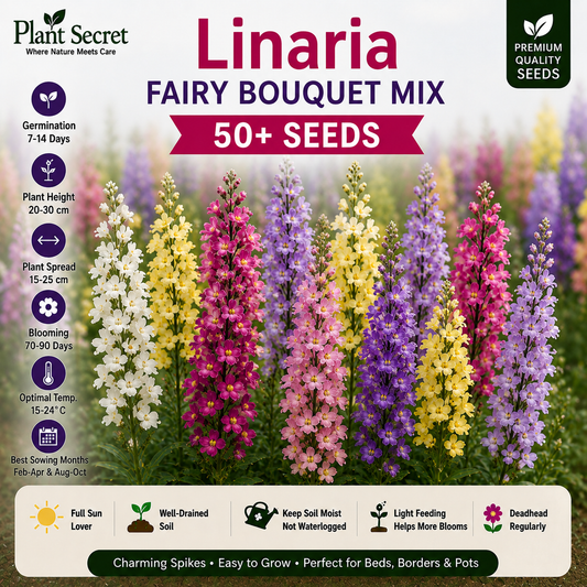 Linaria fairy bouquet mix 50+ Seeds