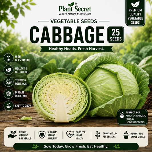 Cabbage (بند گوبھی) 25 Seeds