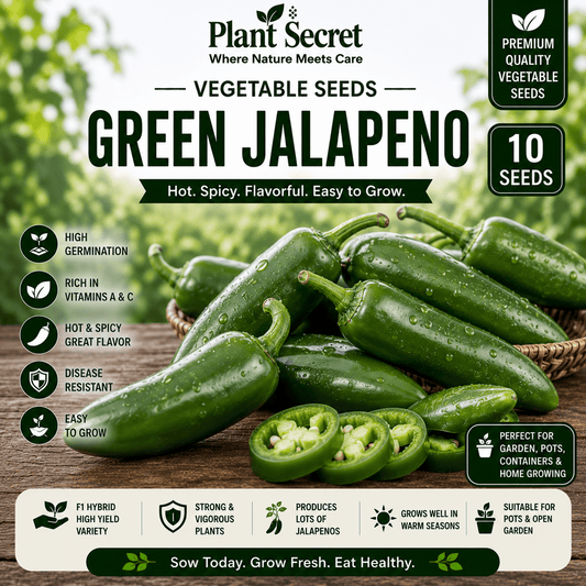 Green jalapeno (سبز جیلوپینو) 10+ Seeds