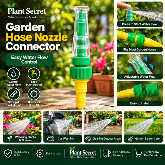 Plant Secret Garden Hose Nozzle Connector